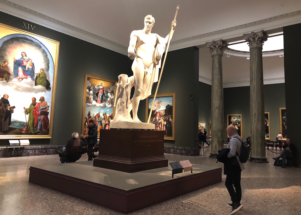 Auf Napoleon Spuren in Mailand: Pinacoteca di Brera