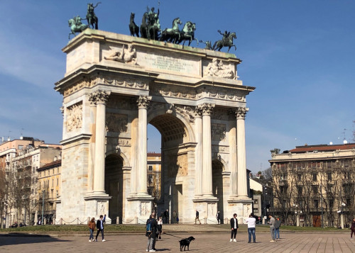 Auf den Spuren Napoleon in Mailand: Arco della Pace