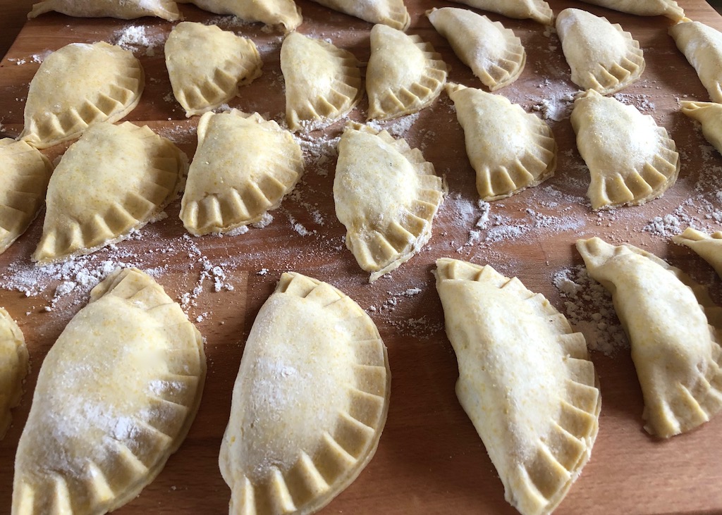 Culurgiones, sardische Ravioli mit Kartoffel-Minz-Füllung