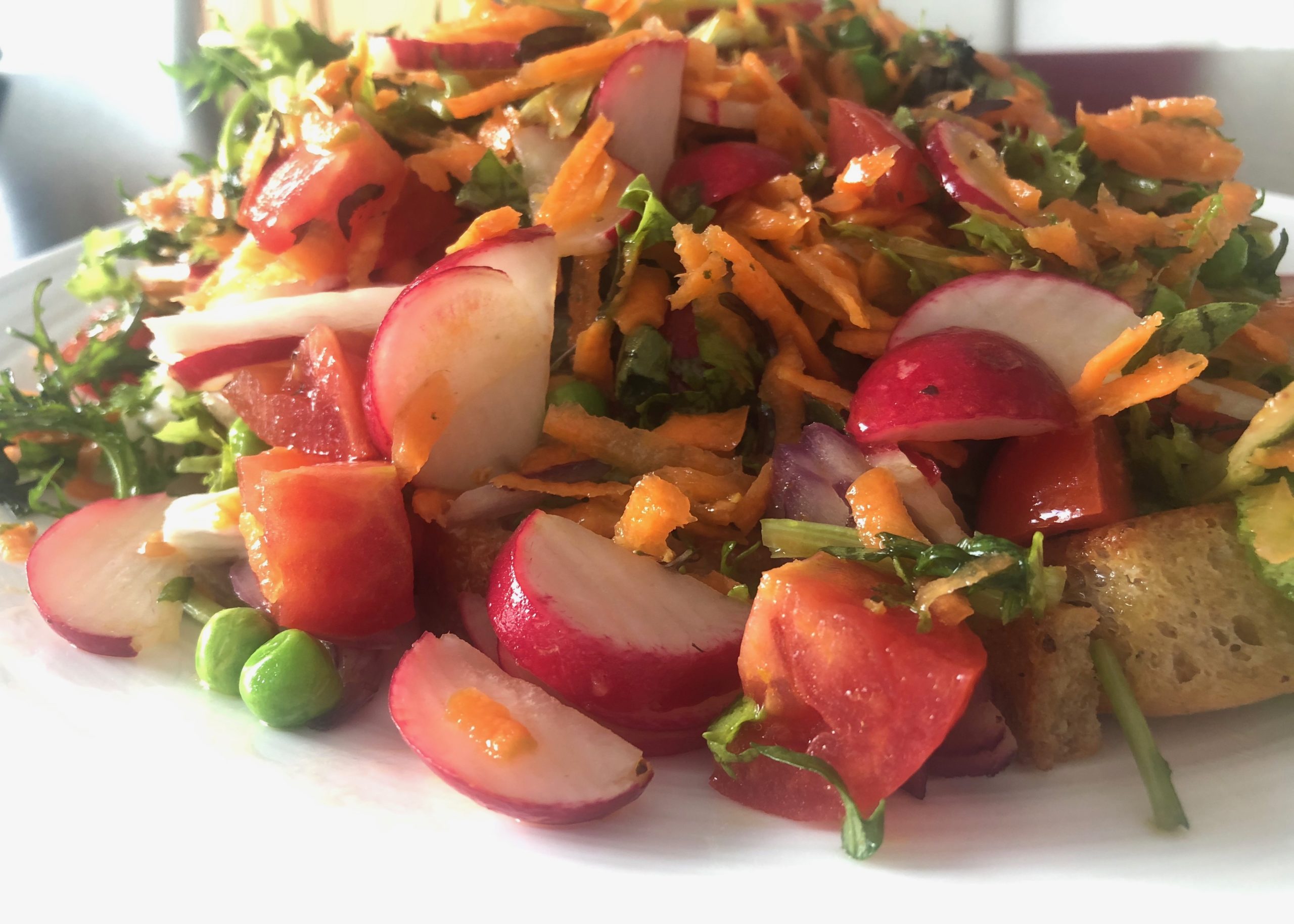 Panzanella mit Focaccia