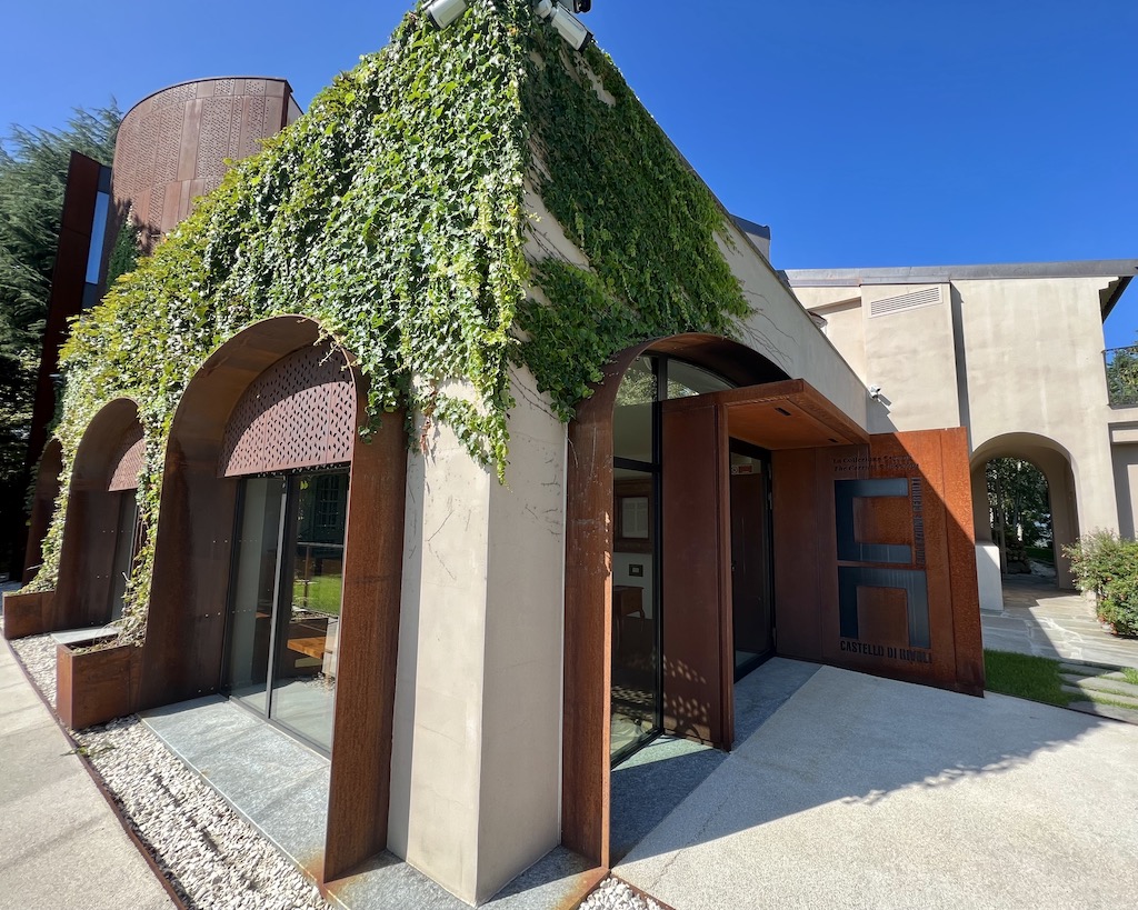 Villa Cerruti Rivoli Ansicht der Villa Cerruti vom Garten aus